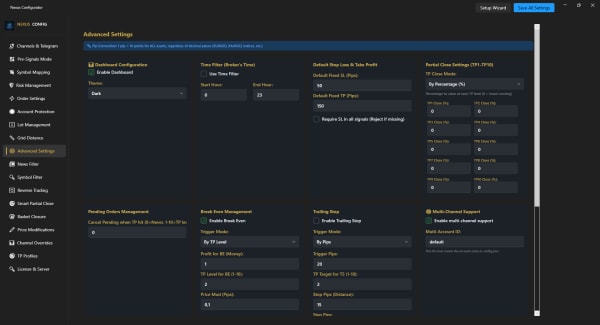Nexus Configurator advanced features