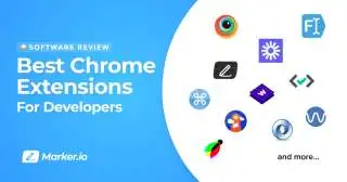 A list of icons of web developer extensions for Google Chrome