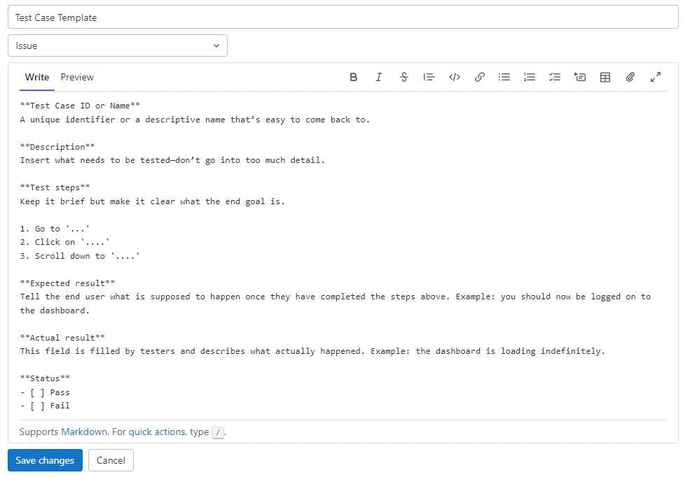 uat feedback template excel