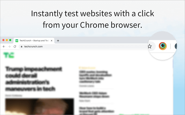 The BrowserStack Chrome extension listing