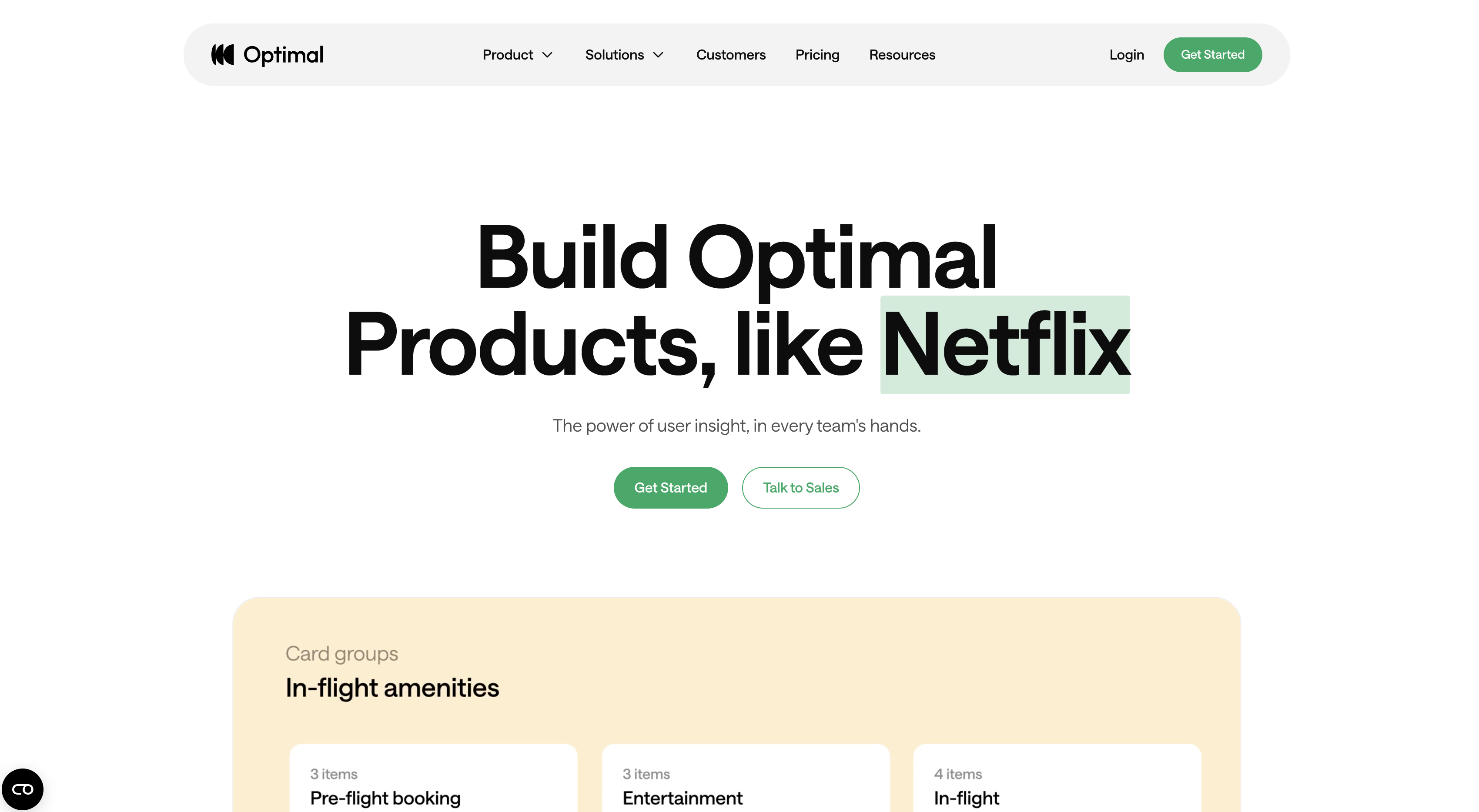 Screenshot of Optimal Workshop homepage