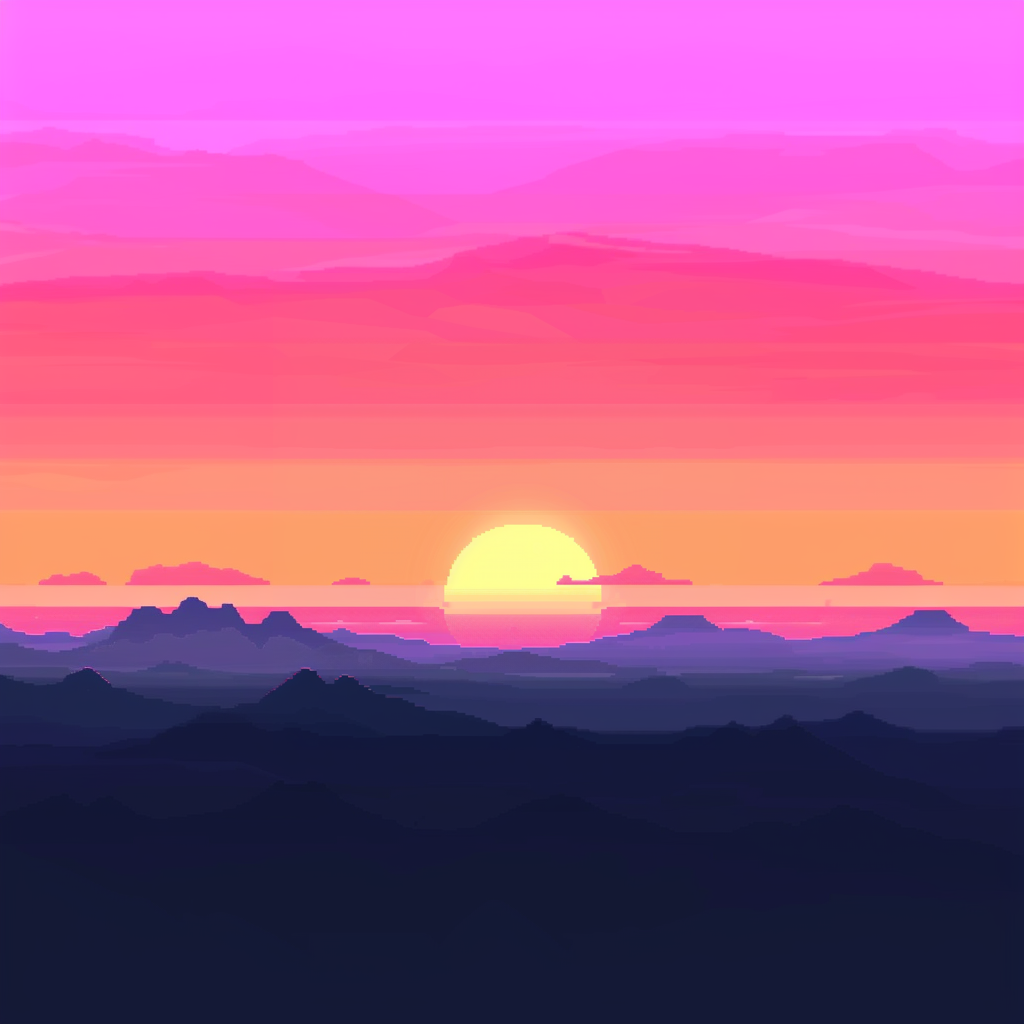 A sun generated by Midjourney, which we used as a basis for the rest of the generation.