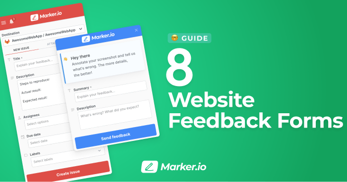 8 Website Feedback Forms Ideas [Templates + Examples]