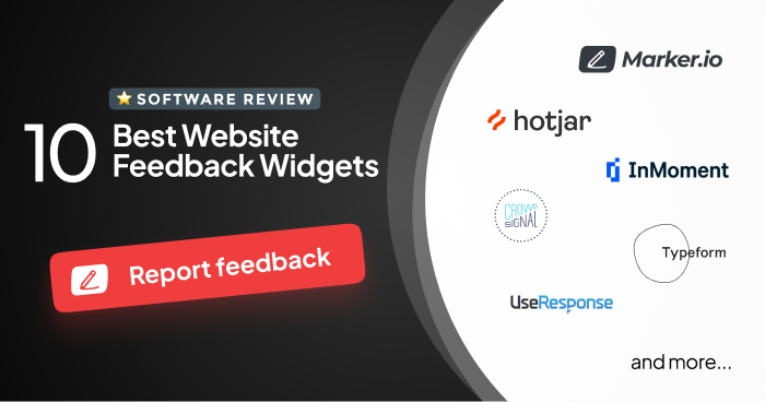 Top 10 Website Feedback Widgets in 2023
