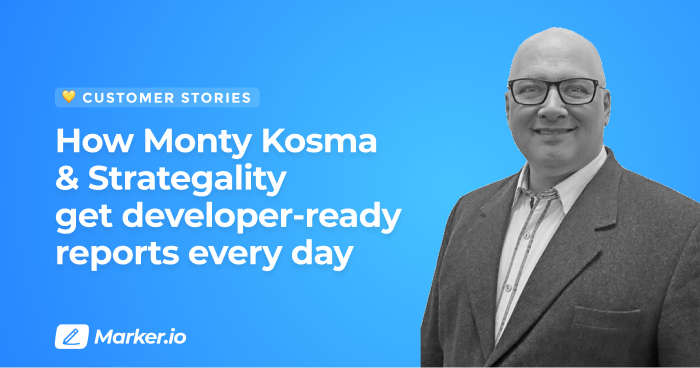 How Strategality gets non-technical teams to report developer-ready issues