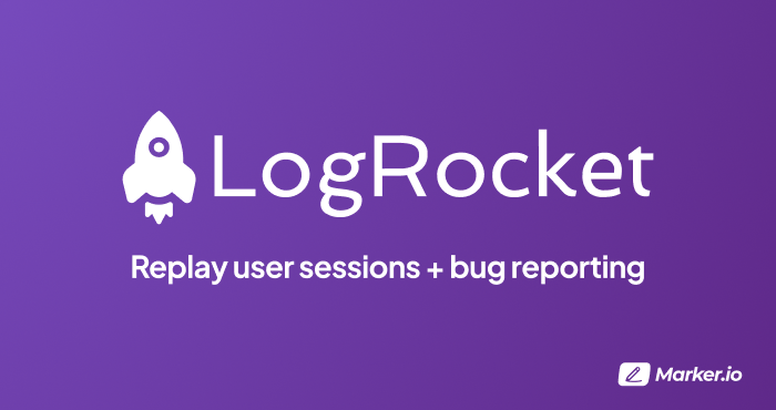 New: Session replay with LogRocket integration