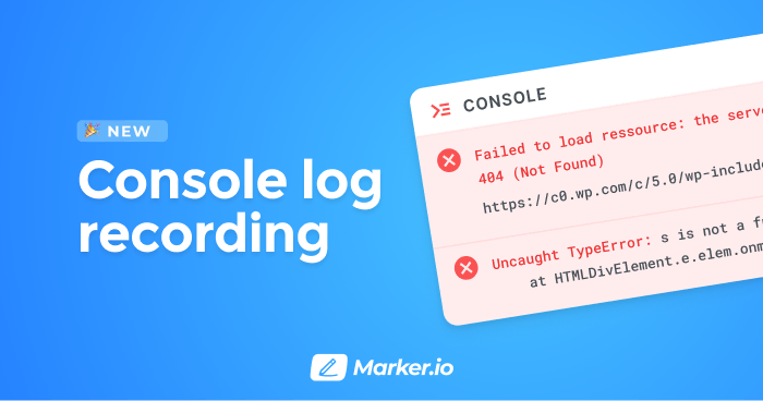 Reproduce Bugs Faster with Console Logs Recording