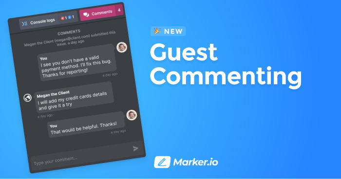 Say Goodbye to Client Emails with Guest Commenting