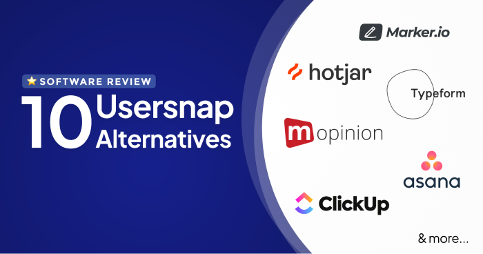 10 Best Usersnap Alternatives in 2023: Which One Is Right for You?