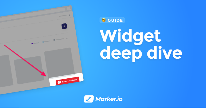 Feedback widget: How to Use a Website Widget to Speed Up Testing