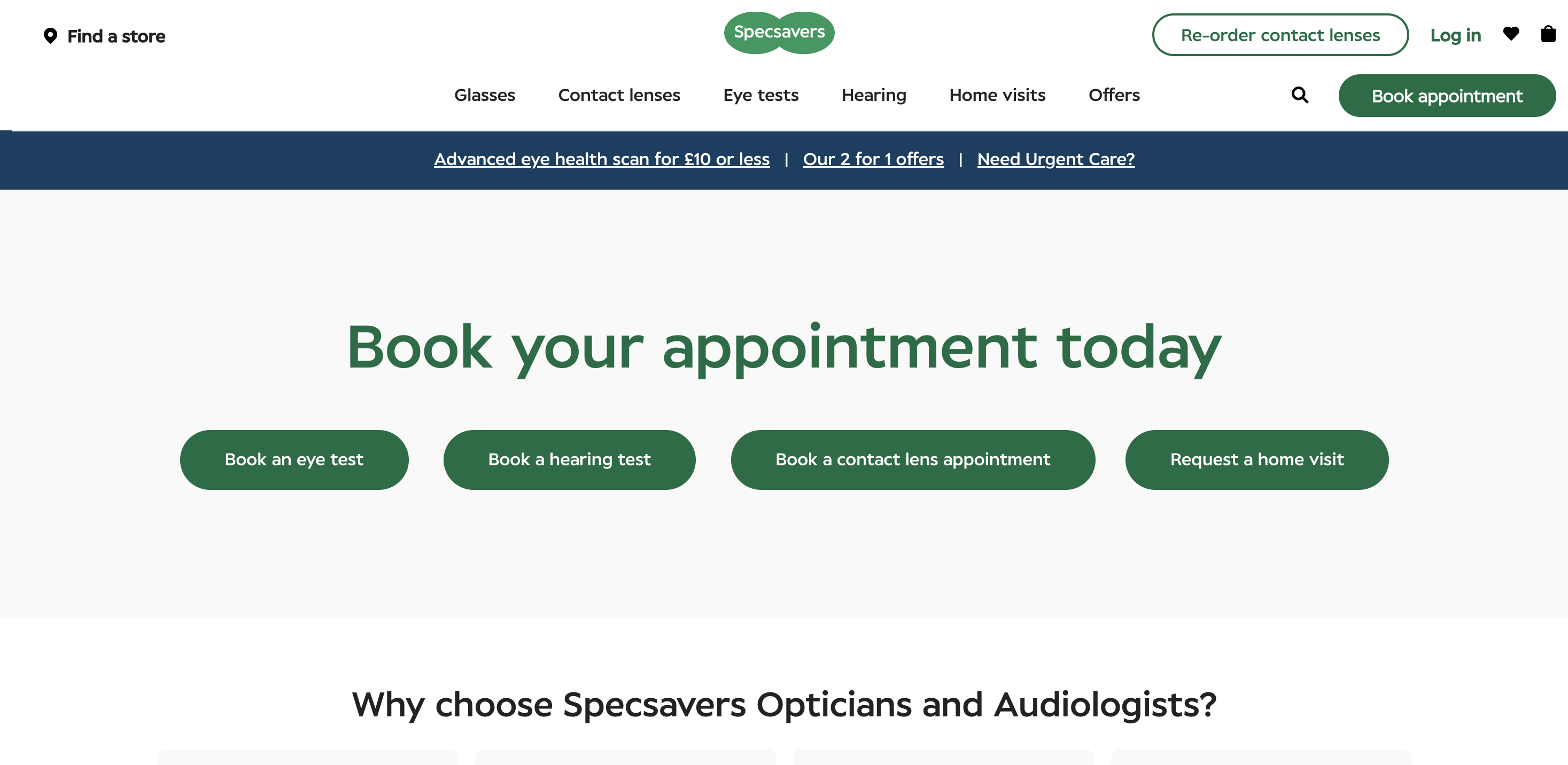web accessibility examples Specsavers