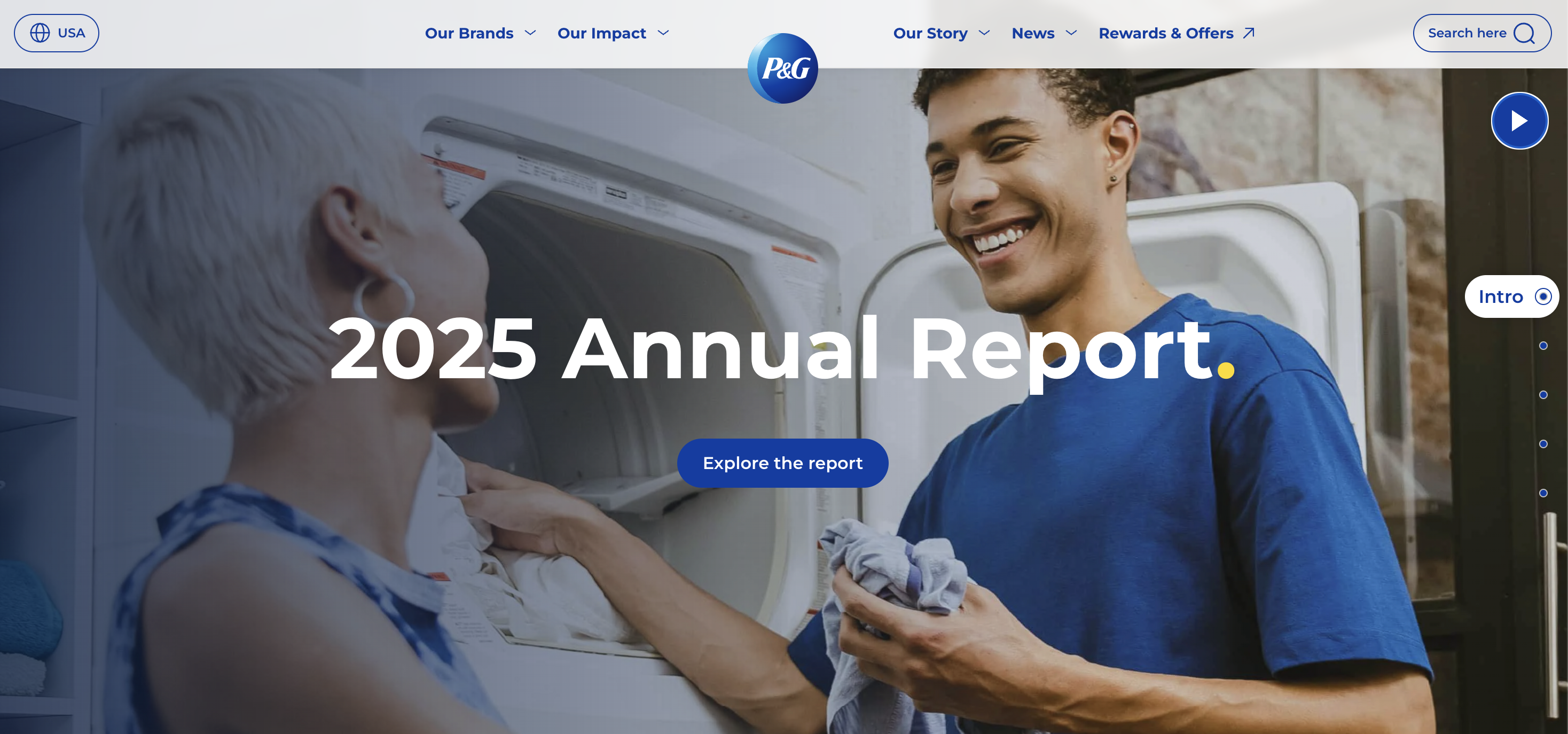 web accessibility examples P&G