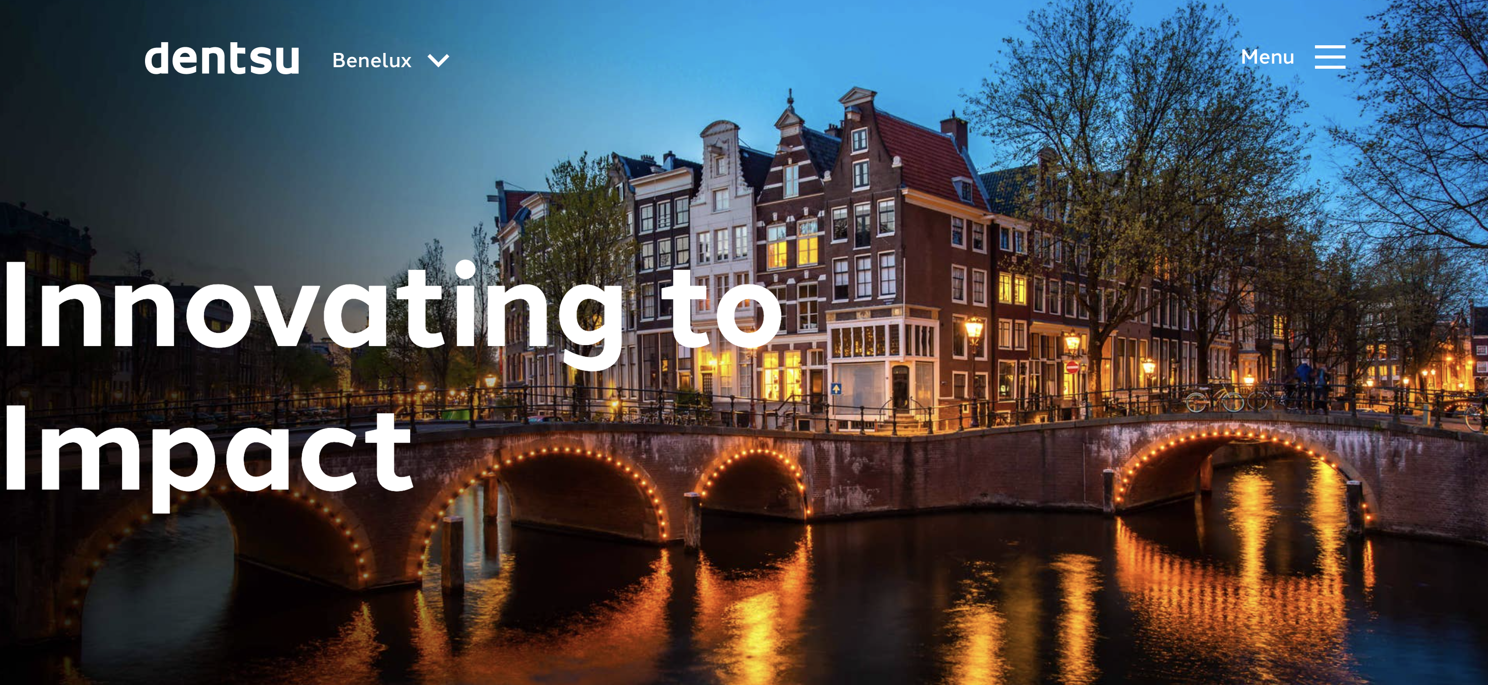 Web accessibility examples Dentsu