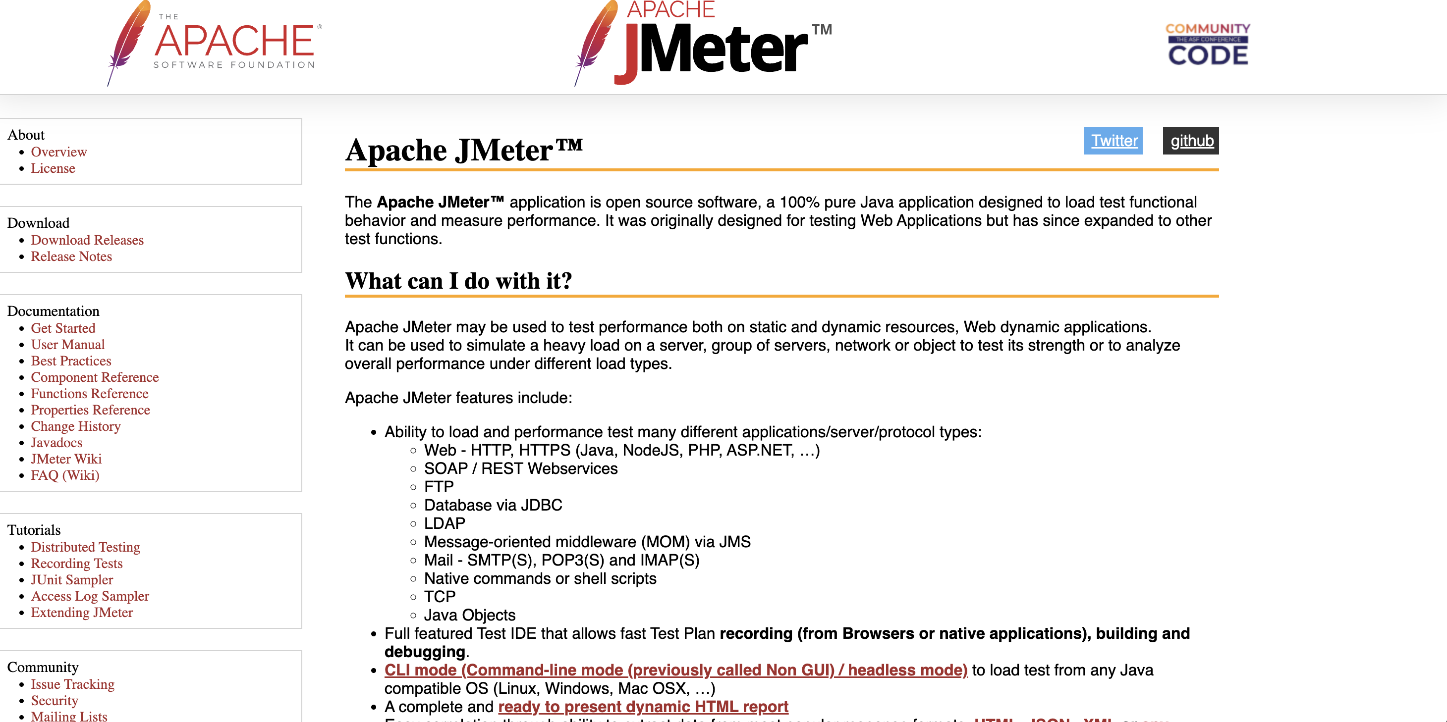 Manual testing tools Apache JMeter