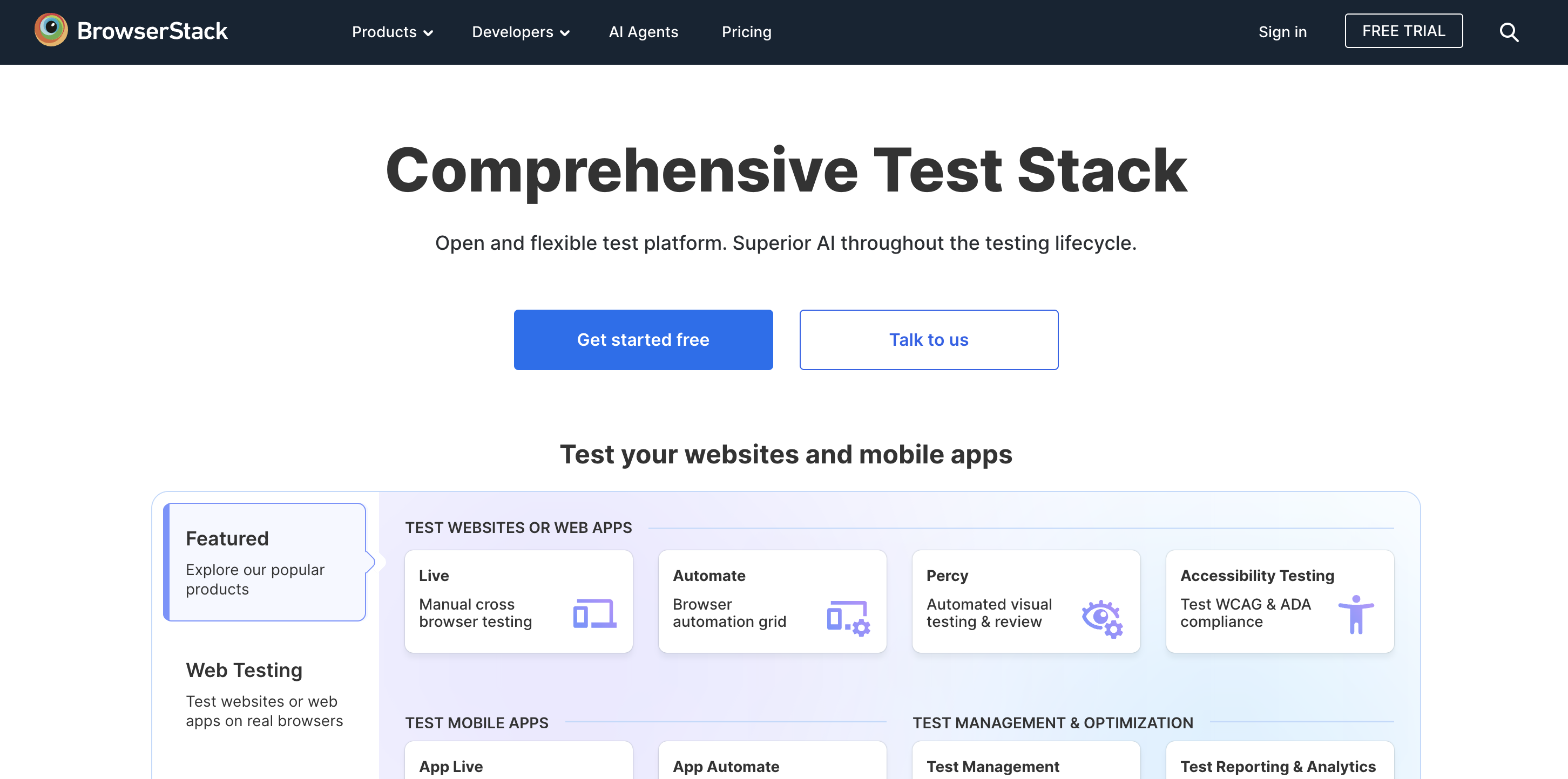 Manual testing tools BrowserStack