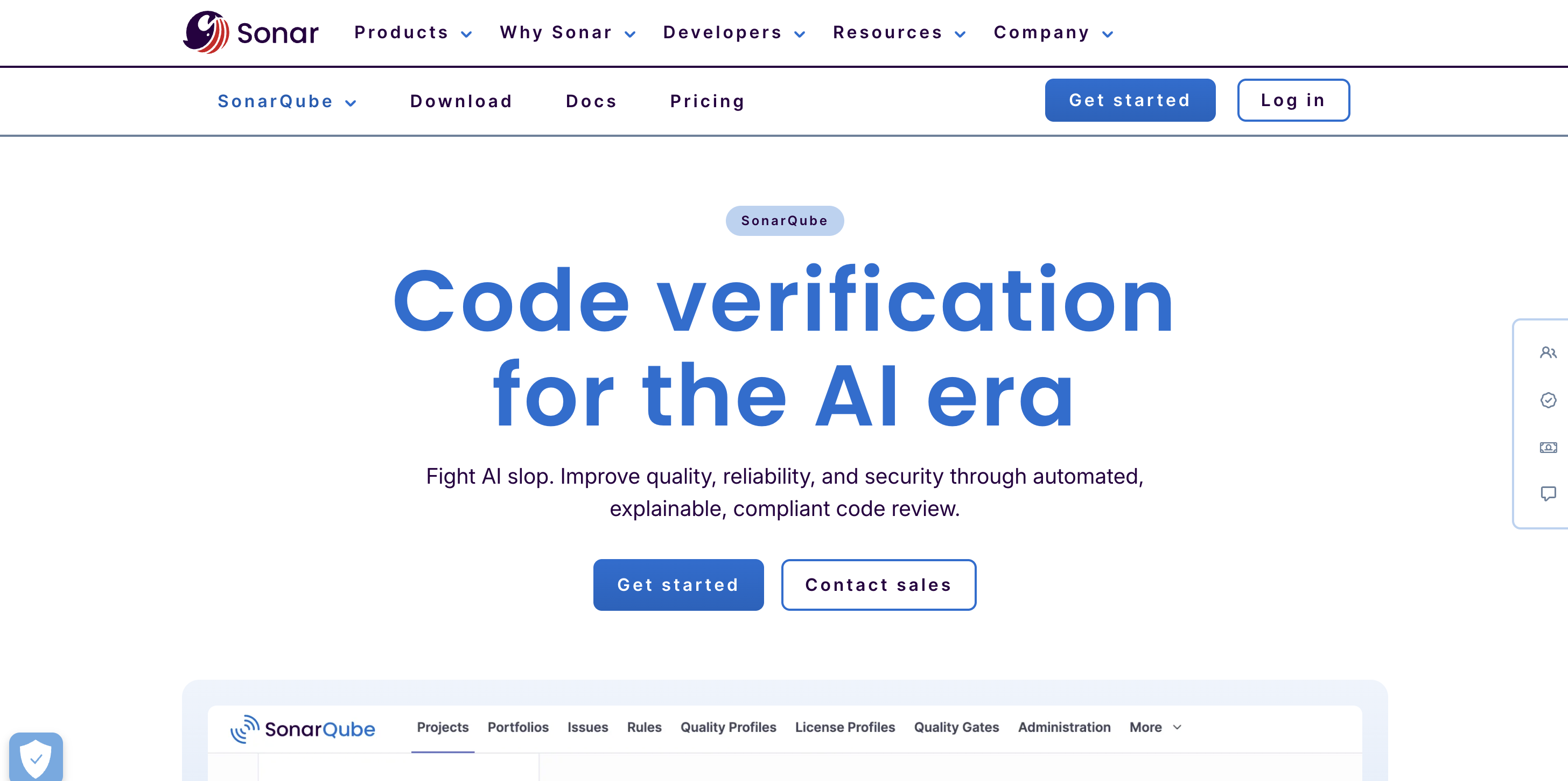Manual testing tools SonarQube