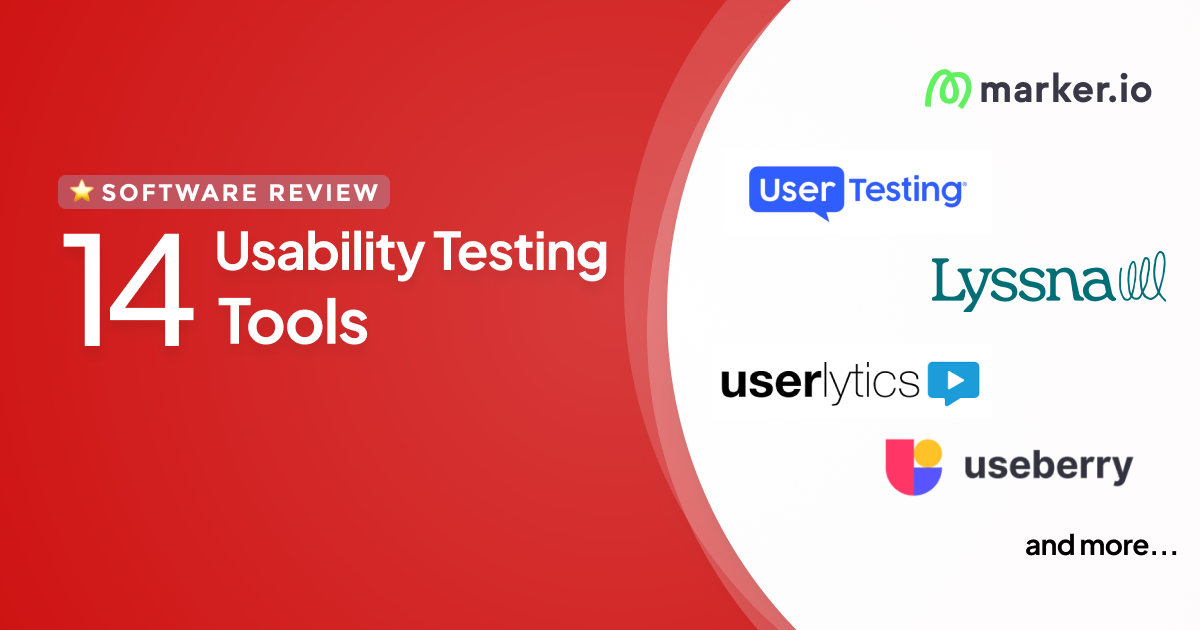 Usability Testing Tools: 14 of the Best Options for 2026