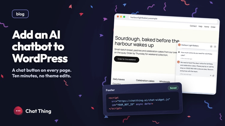 How to add an AI chatbot to your WordPress site