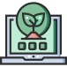 Icon for, Website carbon offsetting