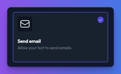 Select email power-up