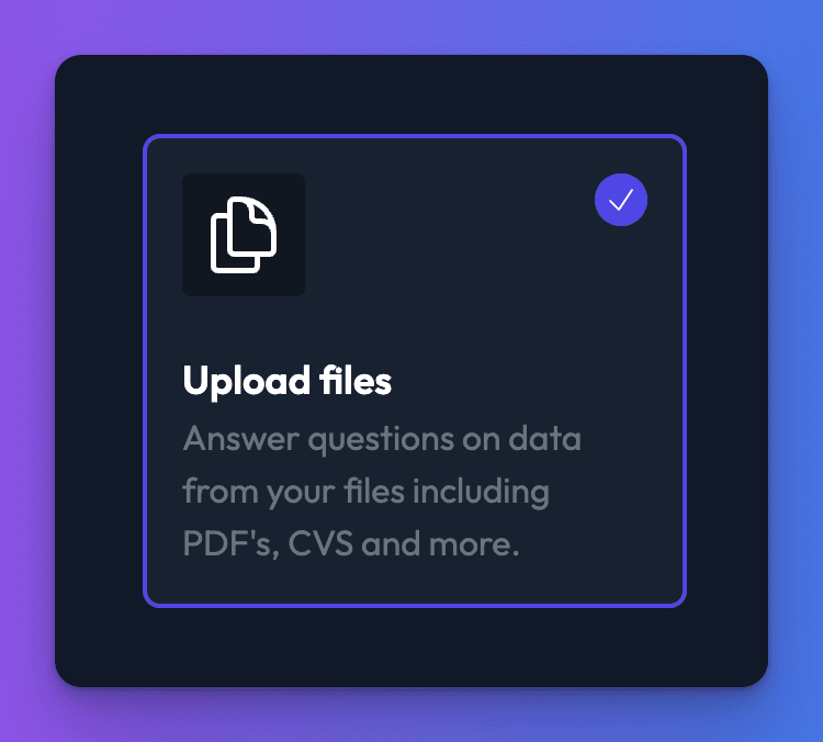 upload files