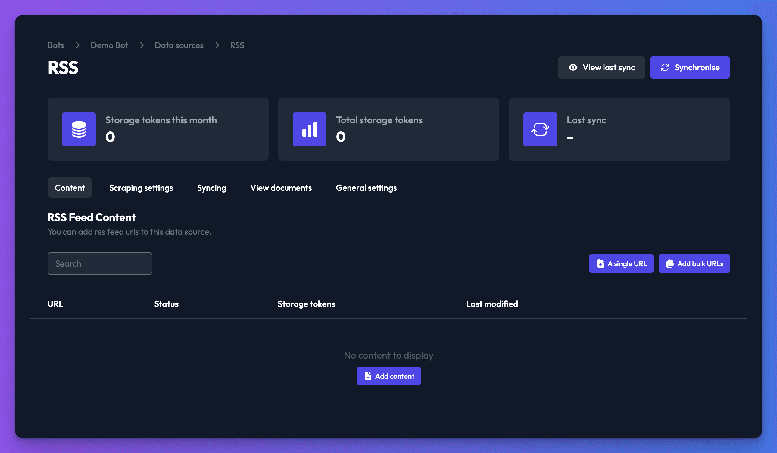 rss add content