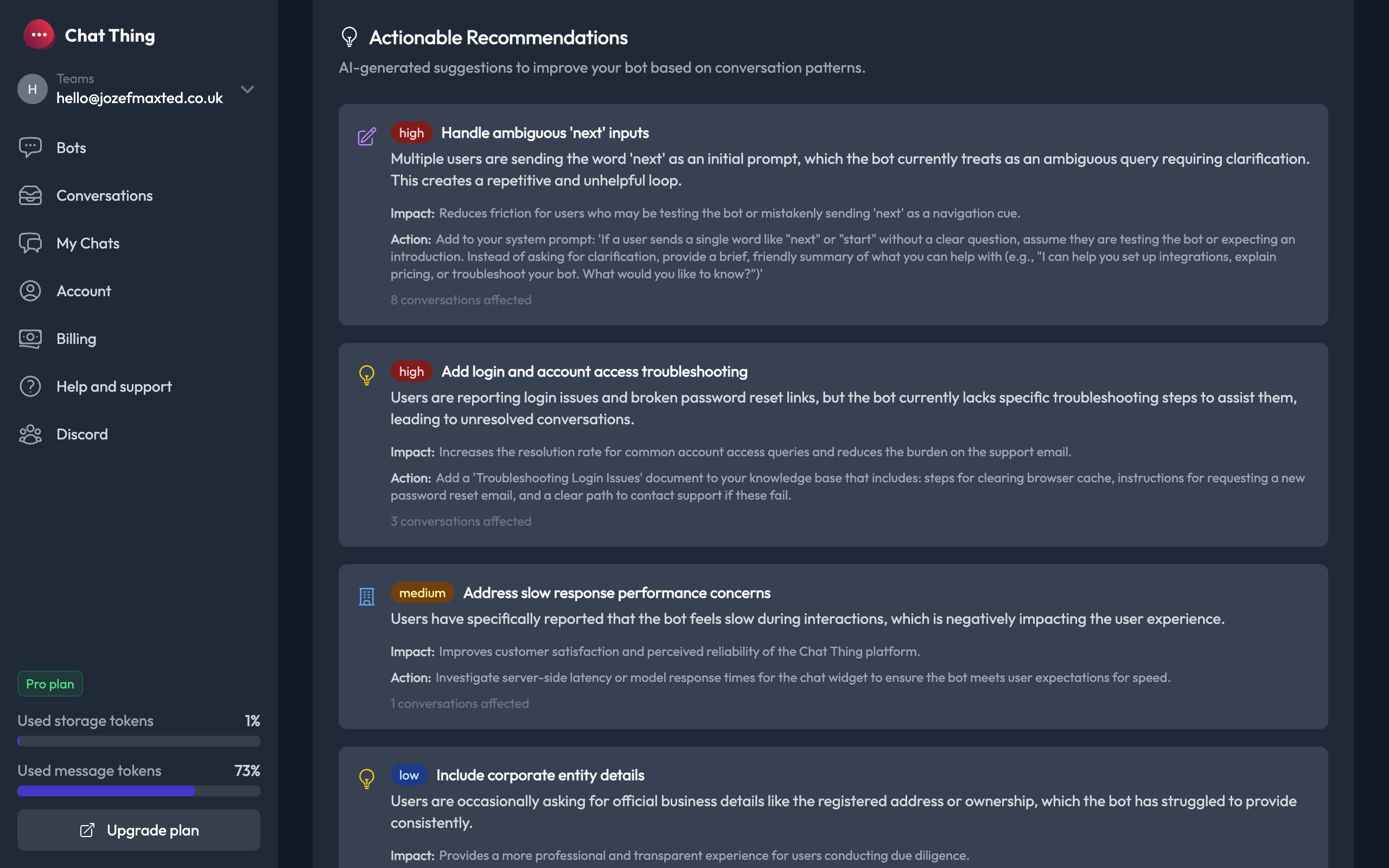 Actionable Recommendations