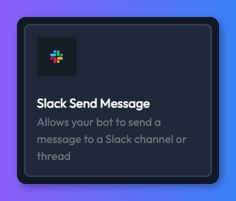 Slack Send Message power-up