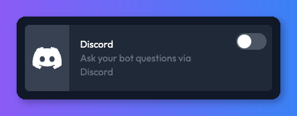 Discord channel toggle