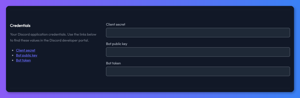 Discord expanded settings