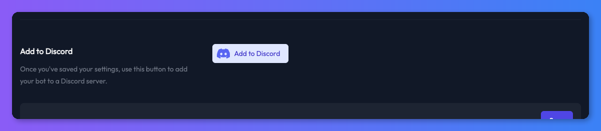 Add to Discord button