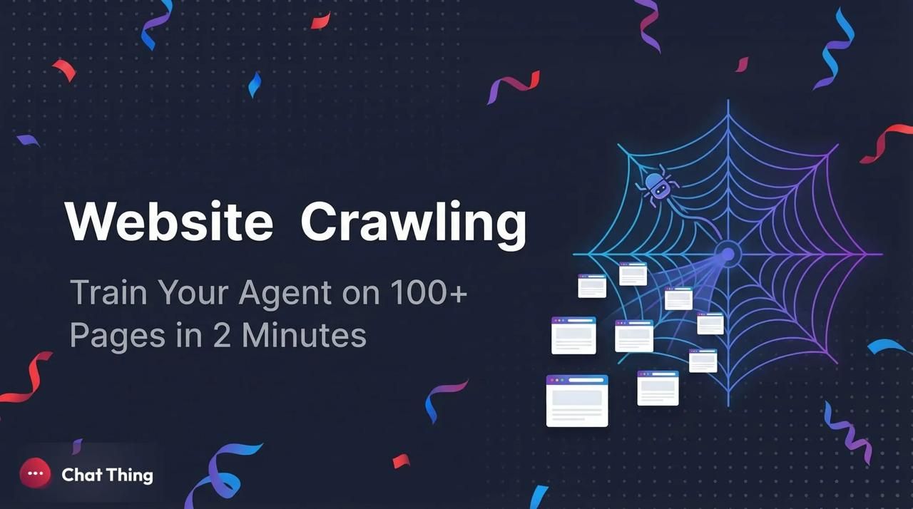 Website Crawling: Train Your Agent on 100+ Pages in 2 Minutes