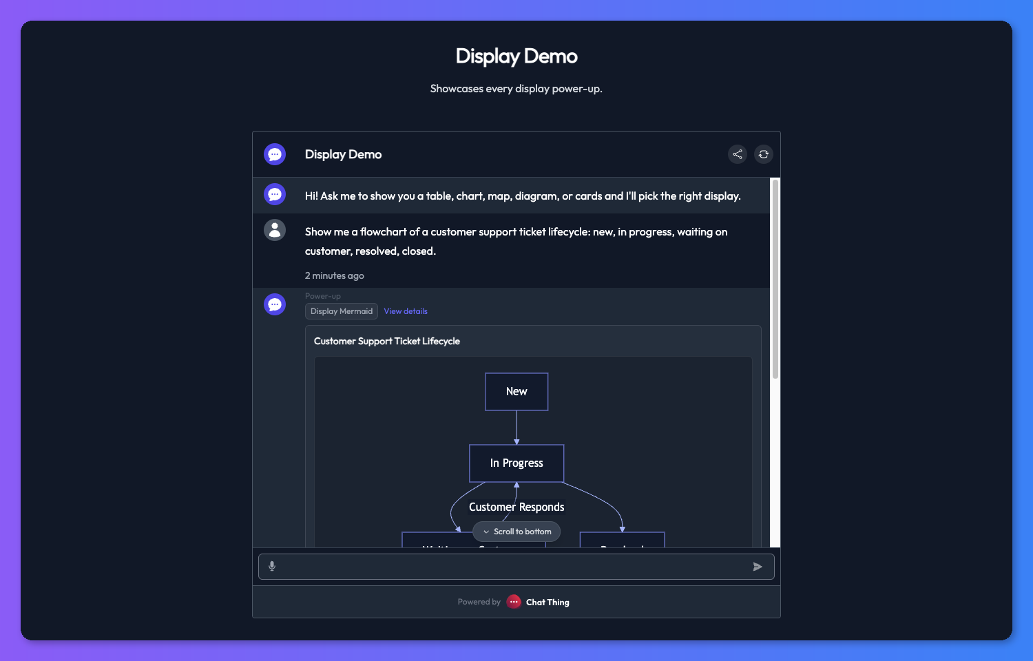 Mermaid display mode rendered in chat