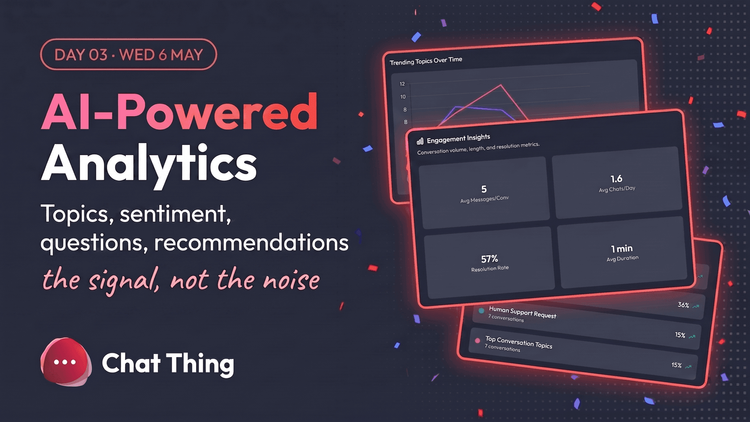 Your agent noticed something your team missed, AI analytics are here