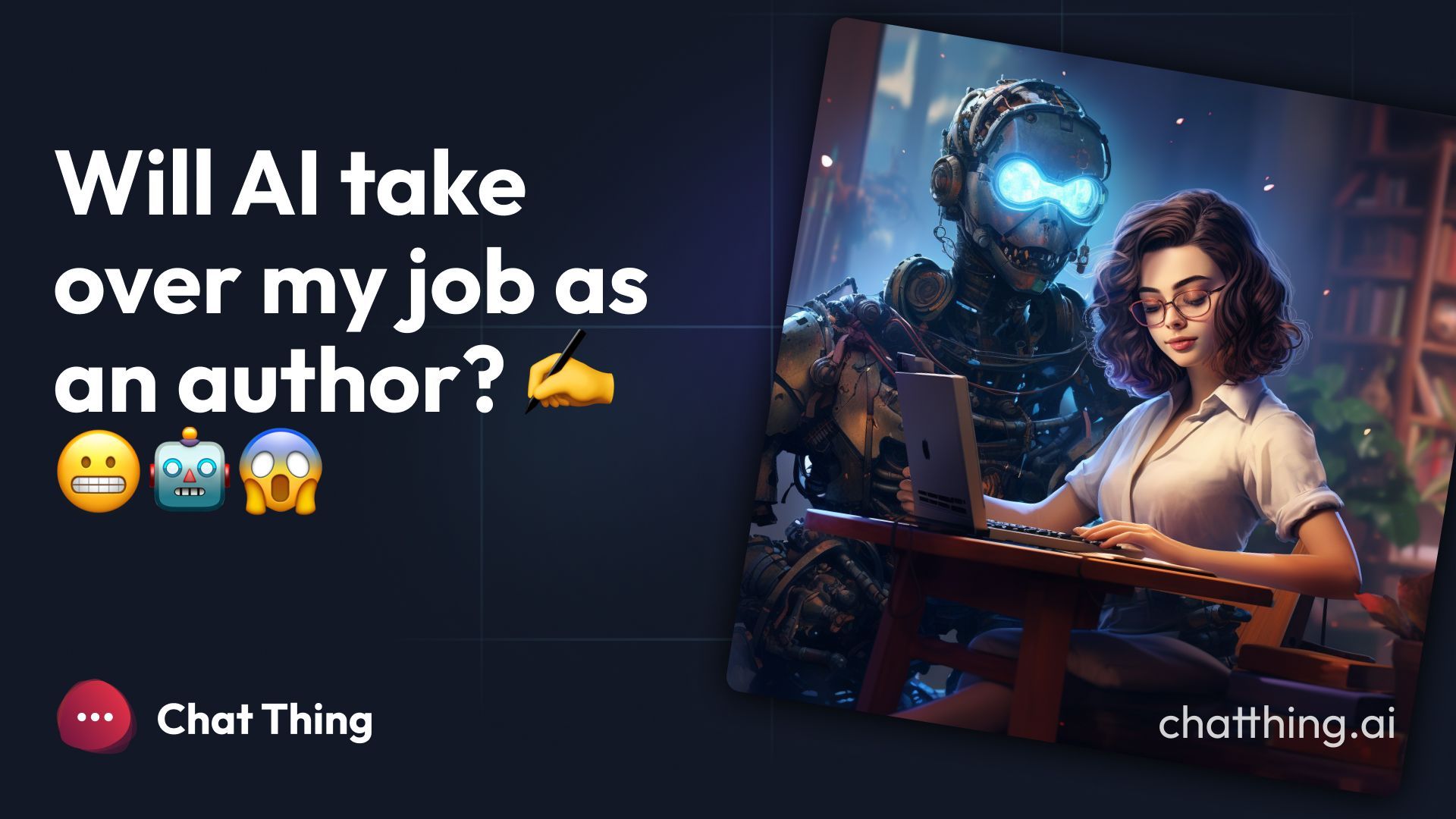 Will AI take over my job as an author?