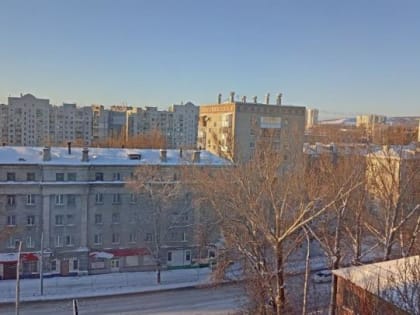 В Саратове солнечно и морозно
