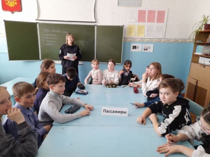 Полицейские провели для школьников профилактическое мероприятие.