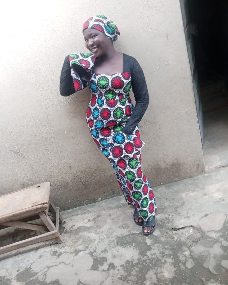 Long Ankara gown 