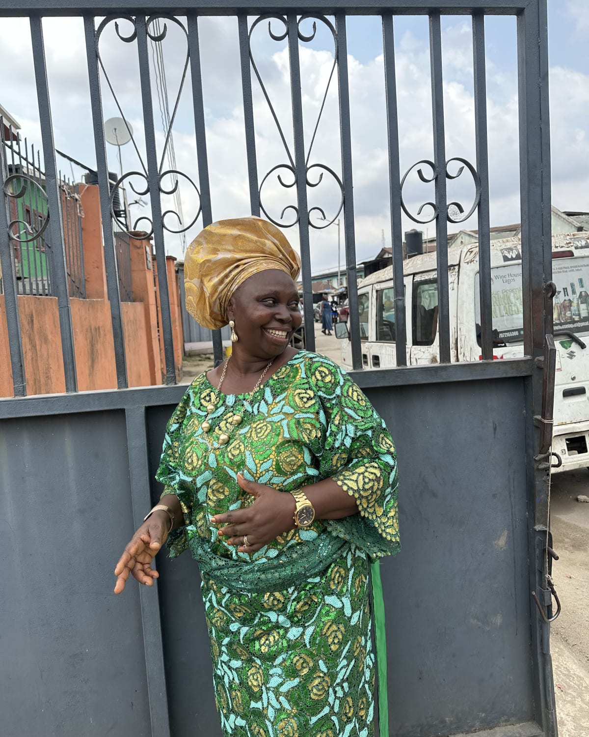 Beautiful lace iro and buba 