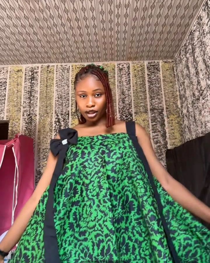 Ankara flay gown