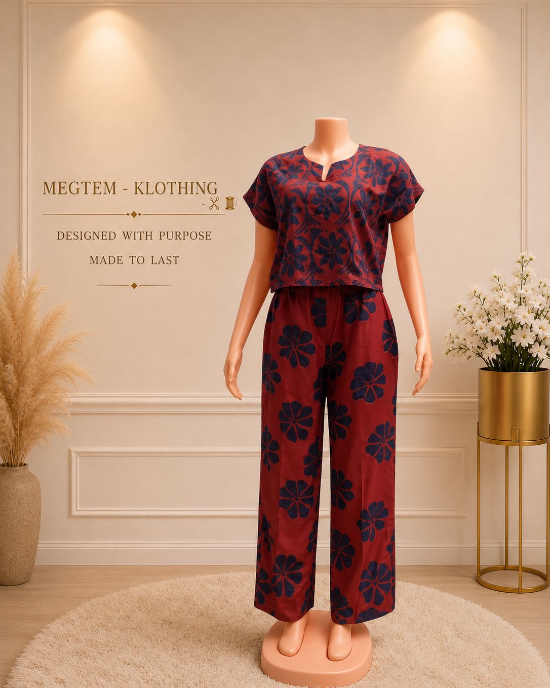 Adire two piece 