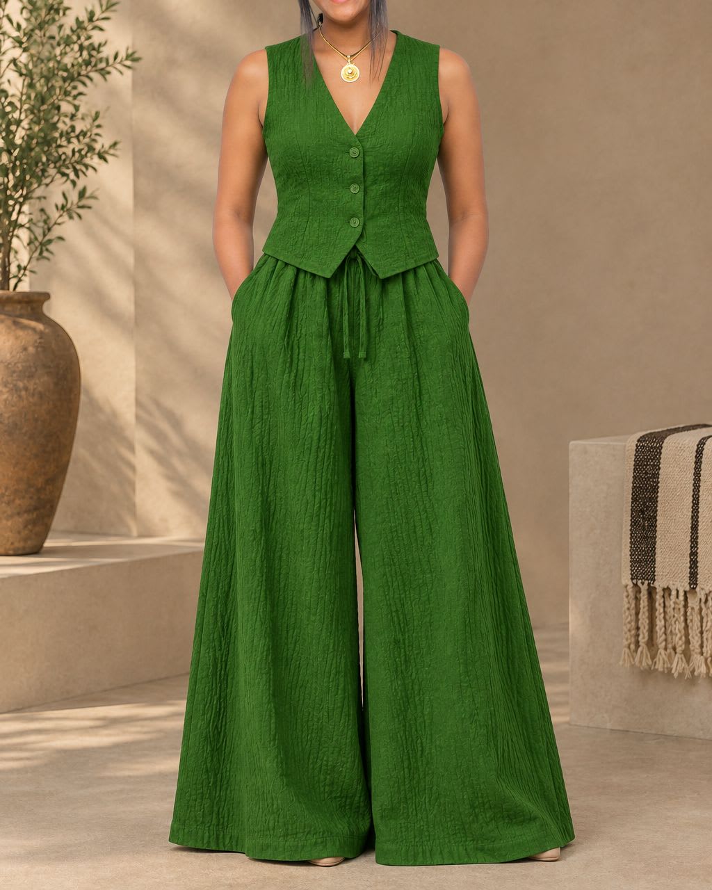 Vest and pants