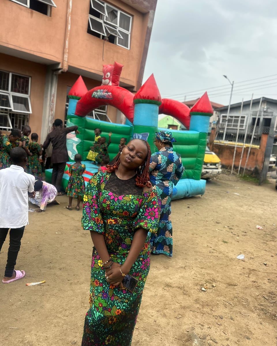 Beautiful Ankara gown