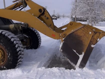 Уборка снега в Халясавэе нареканий не вызывает