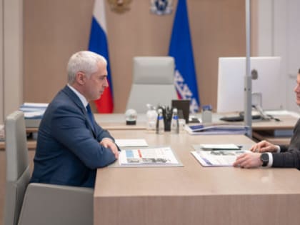 Дмитрий Артюхов и Алексей Романов обсудили подготовку к юбилею Ноябрьска
