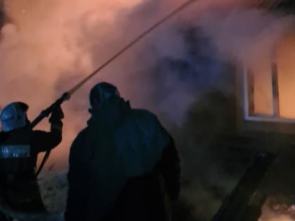 Во время пожара в селе Овгорт погиб мужчина