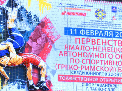 В Тарко-Сале прошло Первенство округа по греко-римской борьбе среди юниоров до 24 лет