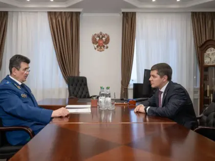 Дмитрий Артюхов встретился с заместителем Генпрокурора РФ Сергеем Зайцевым
