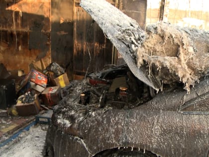 В ночь с 14 на 15 февраля в Ханымее произошел пожар