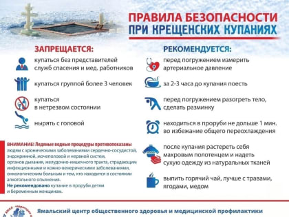 КРЕЩЕНСКОЕ КУПАНИЕ: КАК НЕ НАВРЕДИТЬ ЗДОРОВЬЮ